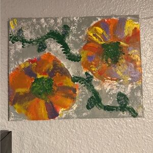 Vibrant Floral Canvas Art